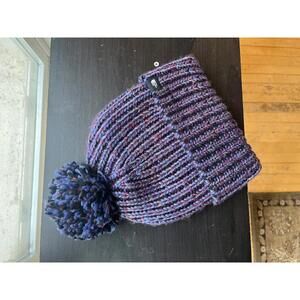 NWT The North Face Fleece Lined Kids Youth Winter Pom Knit Hat Beanie Cozy Panda